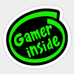 Gamer Inside Sticker